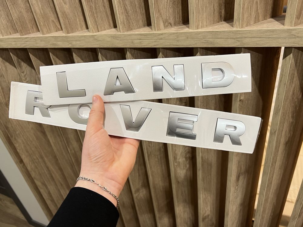 Шильдик надпис RANGE ROVER Емблема LAND ROVER на капот багажник значок