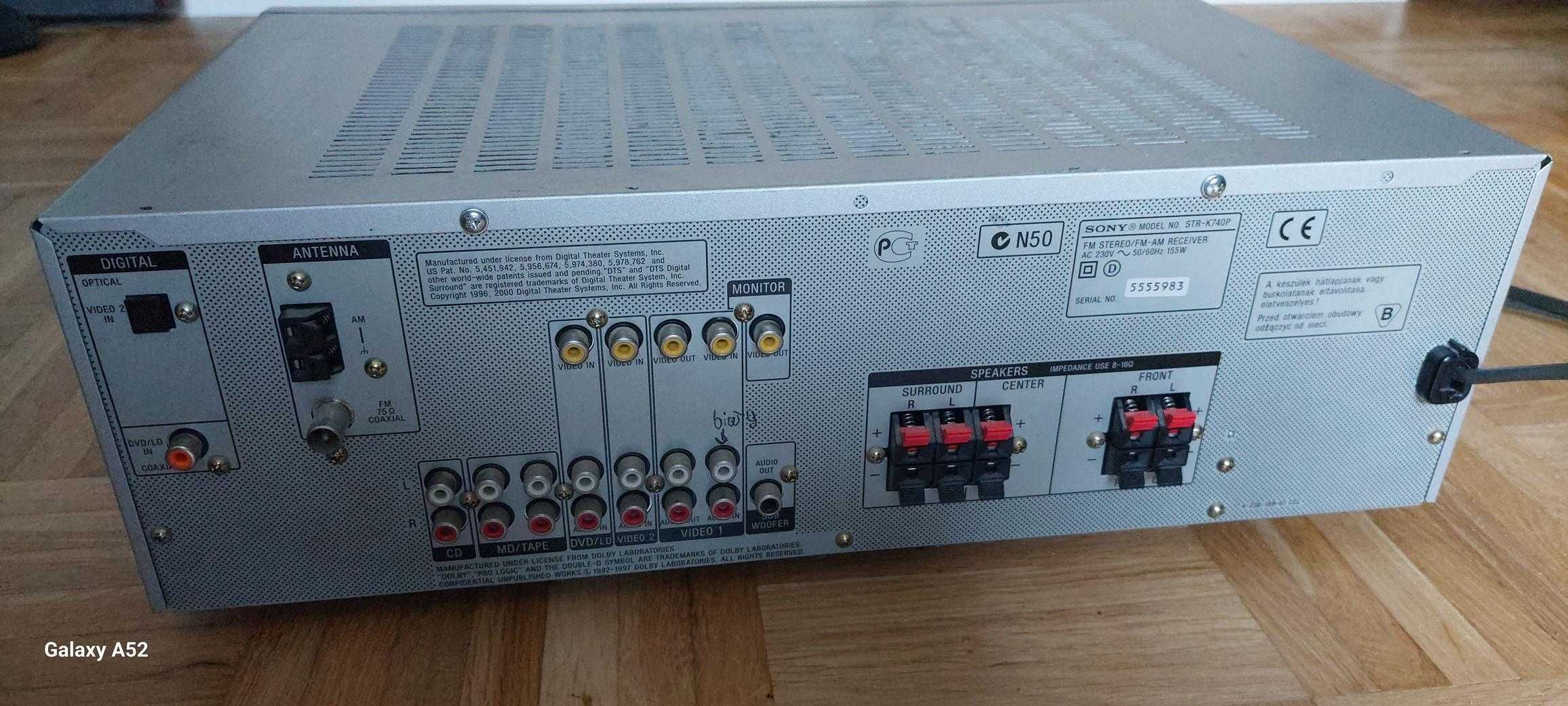 Amplituner SONY STR-K740P + zestaw kolumn