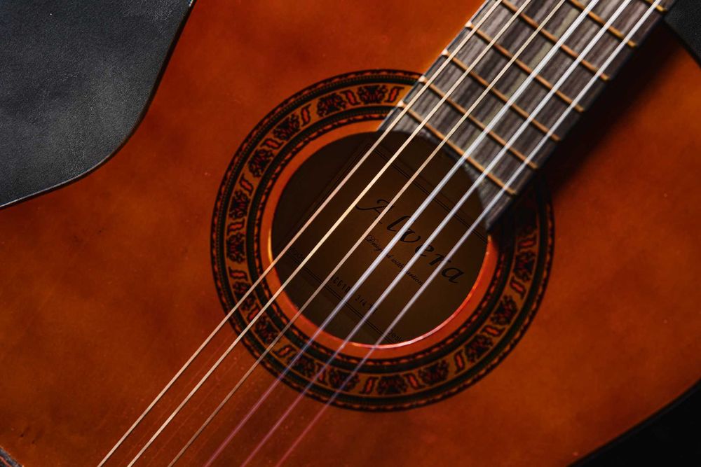 Gitara klasyczna 3/4 Alvera AC100 Natural Brown + Pokrowiec SUPER CENA