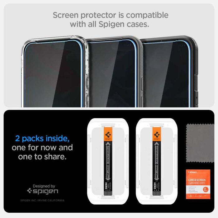 Защитное стекло Spigen EZ FIT Privacy Google Pixel 9/9 Pro/10/10 Pro