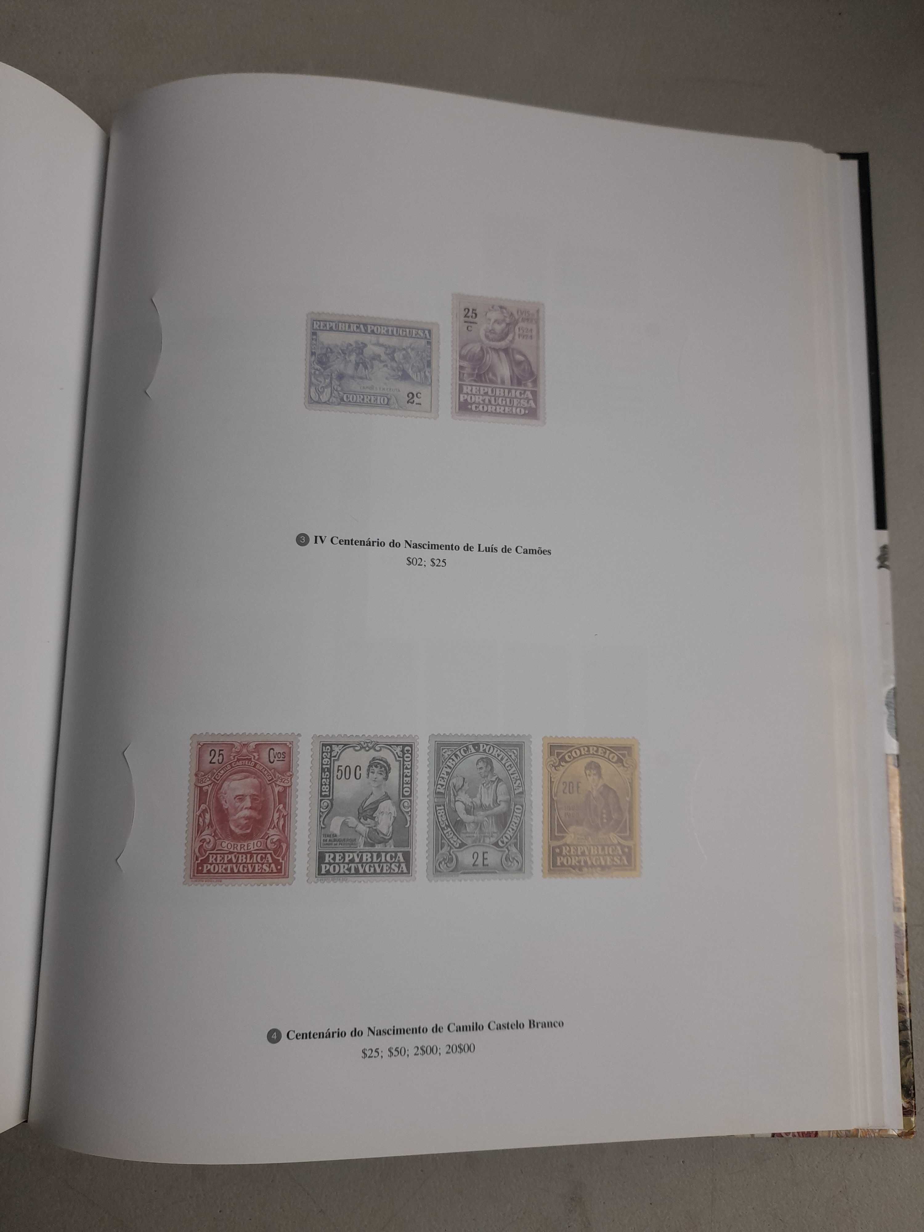 Livro PA-6- História de Portugal e do escudo em selos e notas