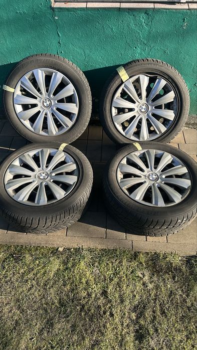 Kola stalowe 205/55R16 z kolpakami od BMW