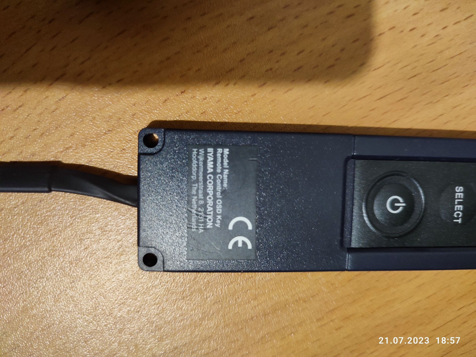 Remote Control OSD Key firmy IIYAMA CORPORATION