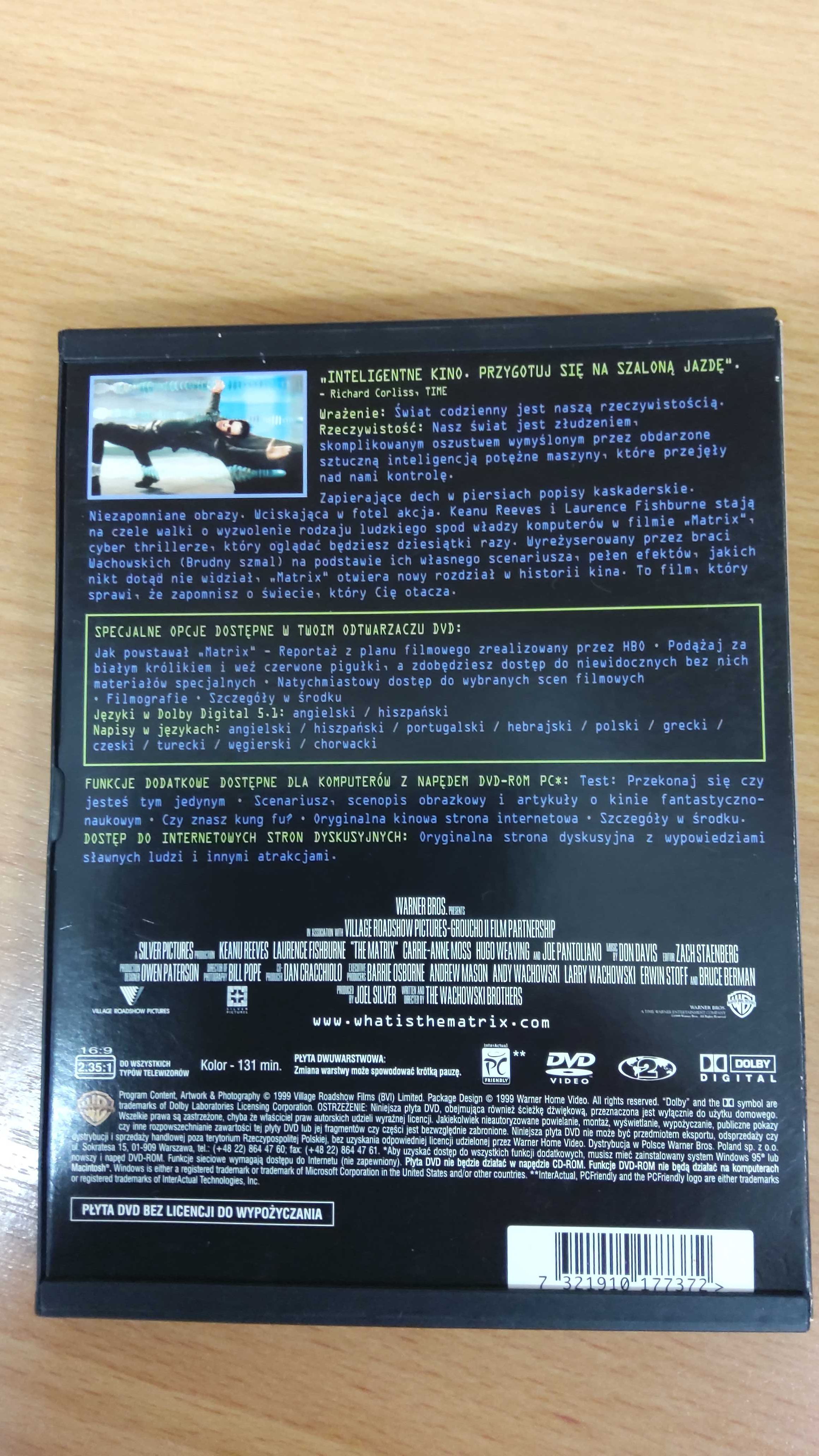 Film dvd Matrix wysyłka olx