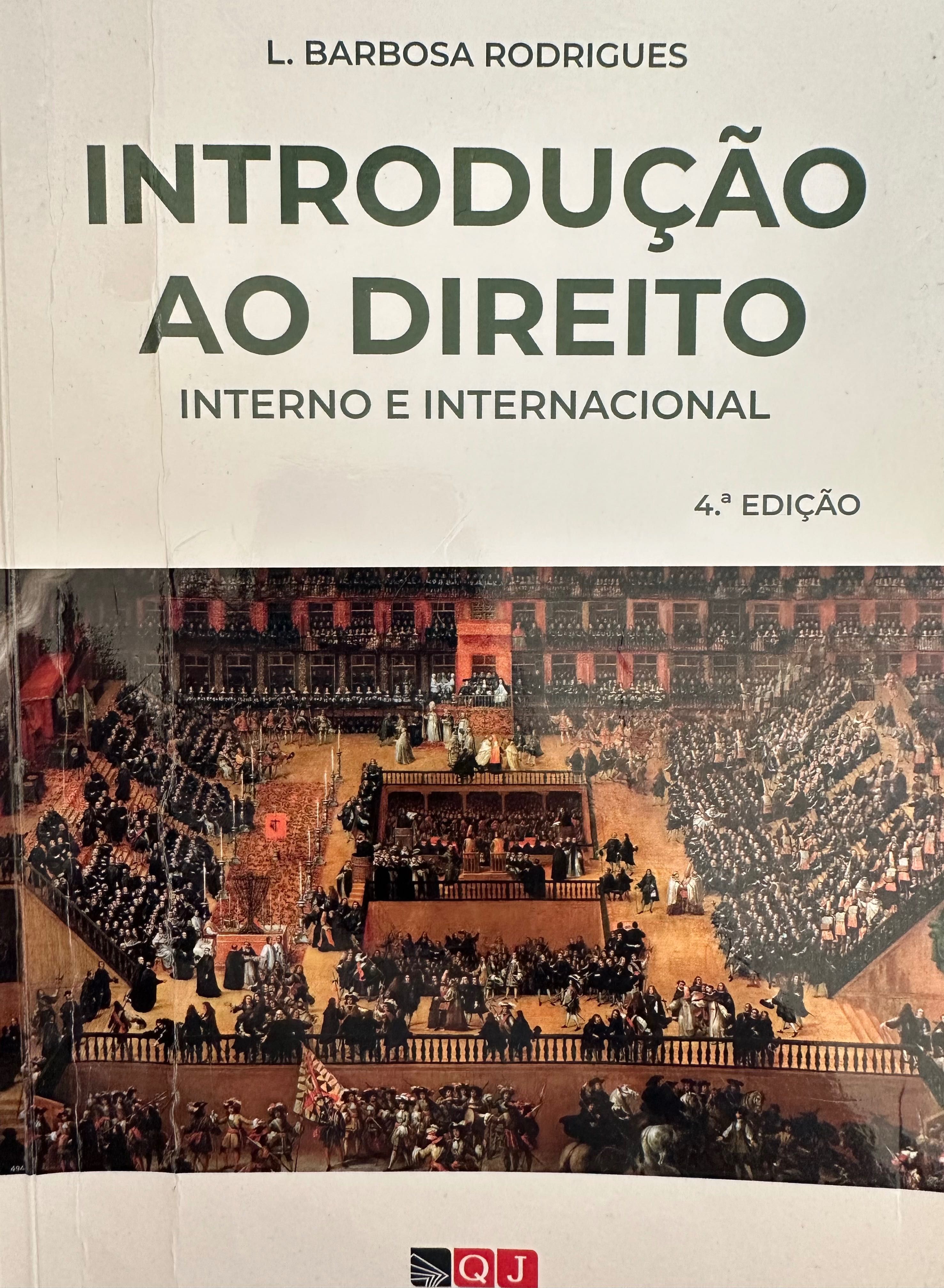 Introdução ao estudo de direito.