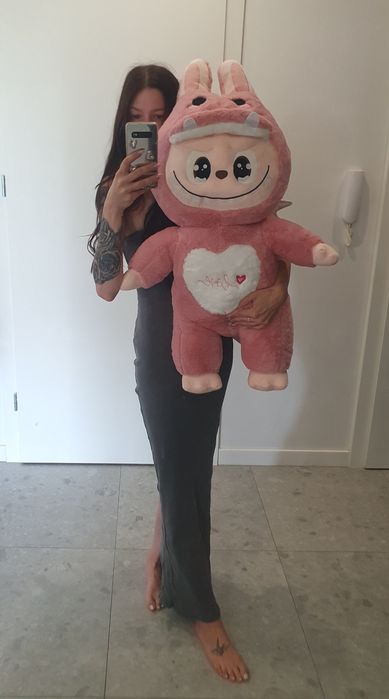 Nowa Przytulanka maskotka Labubu ogromna 70 cm XXL prezent pluszak