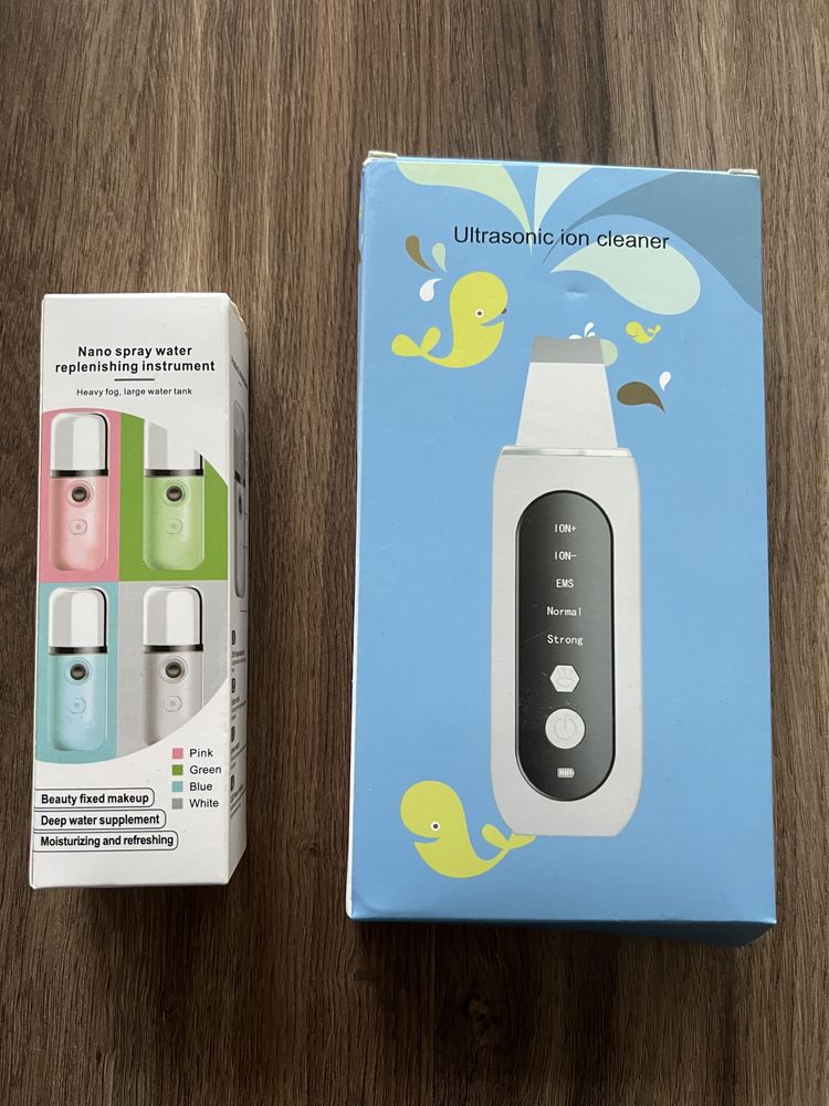 Nowy peeling kawitacyjny ultradźwiękowy ems nawilżacz rozpylacz twarz