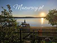 Pokoje oraz domek z prywatną plażą i pomostem koło Mrągowa, noclegi