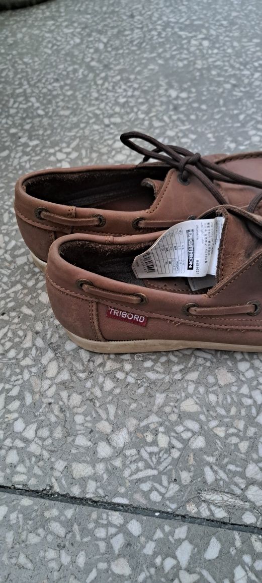 Buty na żagle brązowe 35