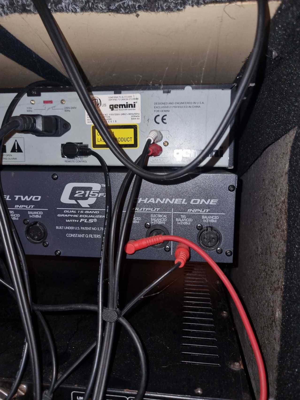 Odtwarzacz CD dual Gemini CDX 02