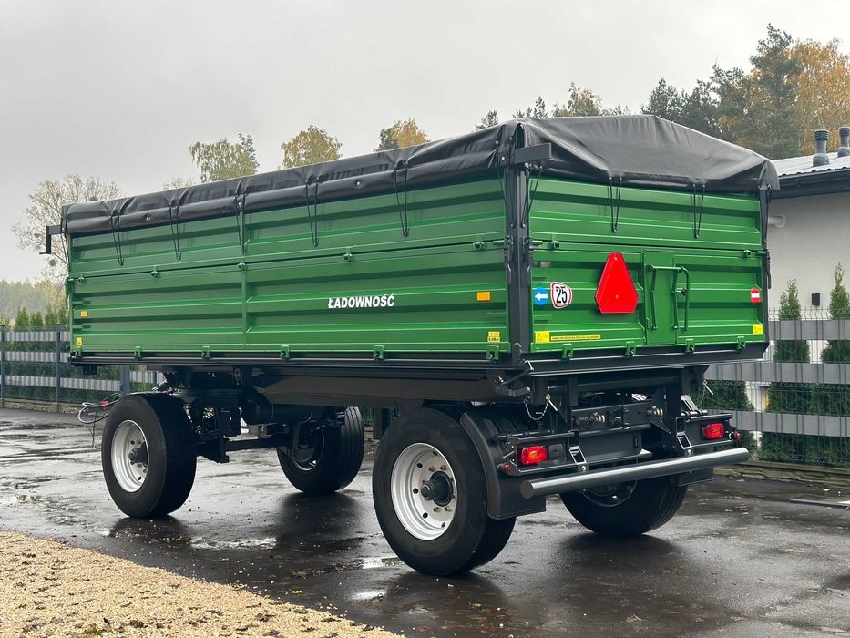 6 Przyczepa Rolnicza HL HW 3 Stronny Wywrot 6011 Ładowność 12 ton 8011