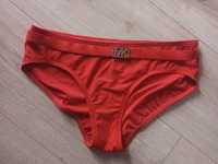 Dół bikini Michael Kors czerwony majtki kostium