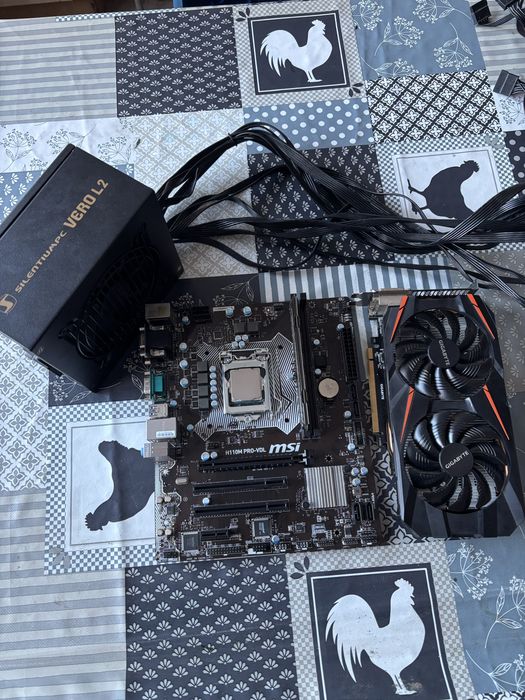 I5-7500 msi h110m pro-vdl gtx1060 6gb RAM 8GB zasilacz vero l2