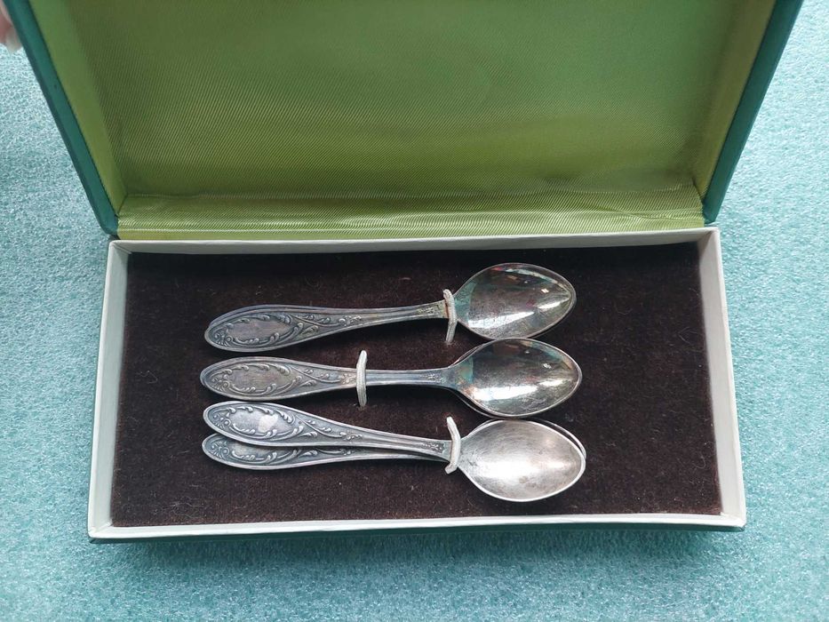 Мельхиоровые ложки СССР. Скань филигрань