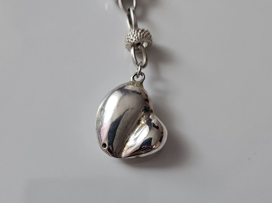 Naszyjnik srebrny serce