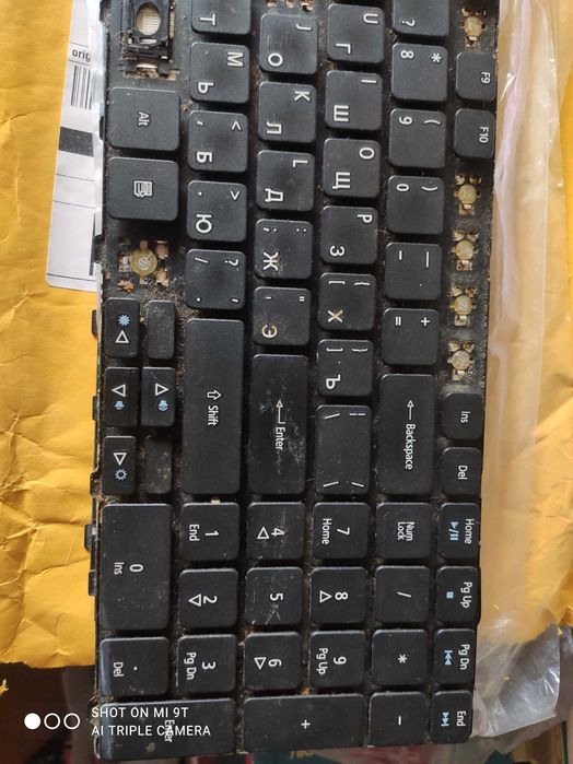 Барахол клавиатуры Acer Aspire на кнопки