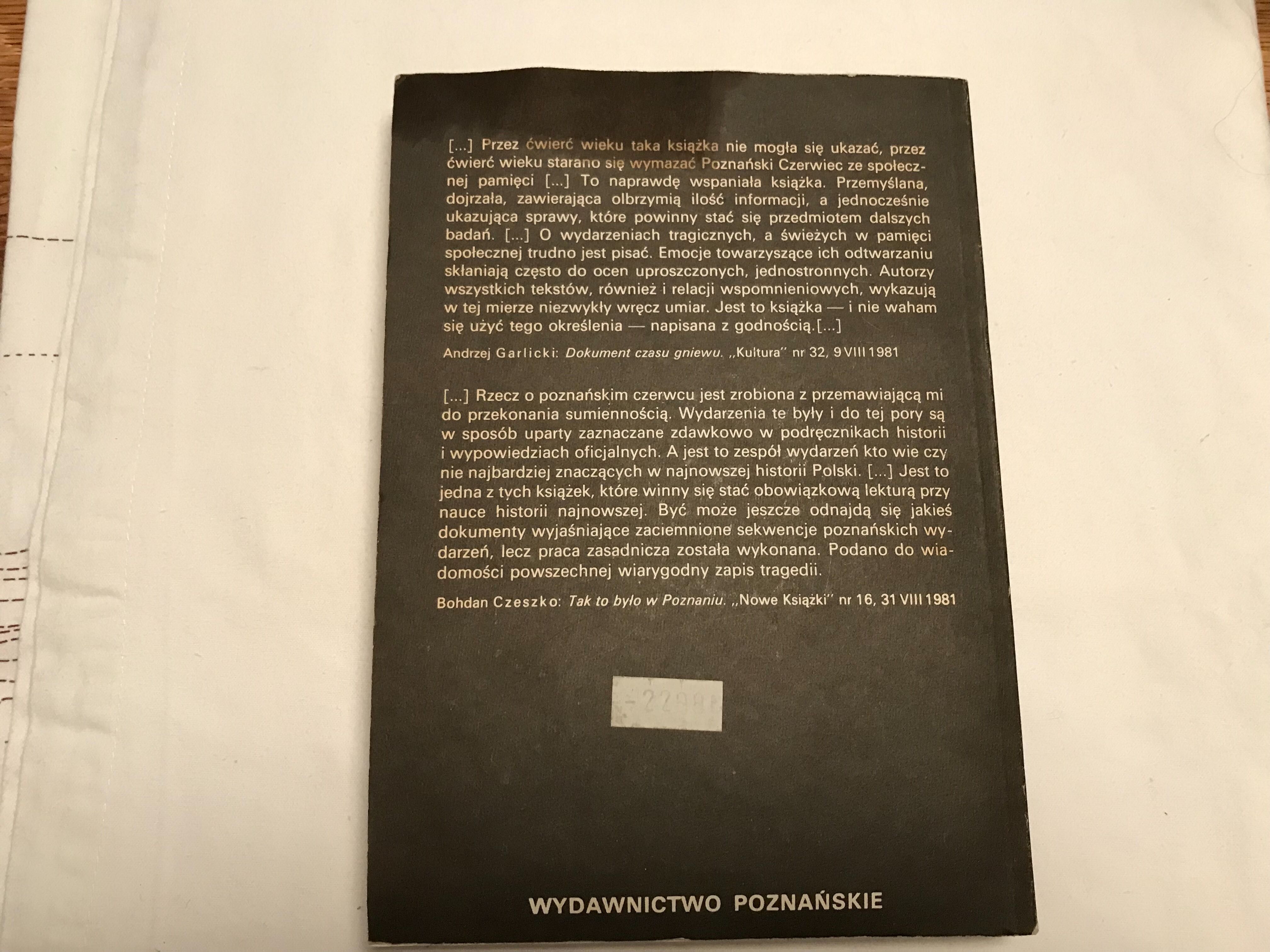 "Poznański czerwiec 1956" , Jarosław Maciejewski i Zofia Trojanowicz