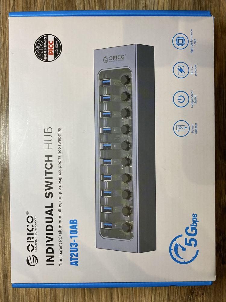 USB хаб Orico 10 портов