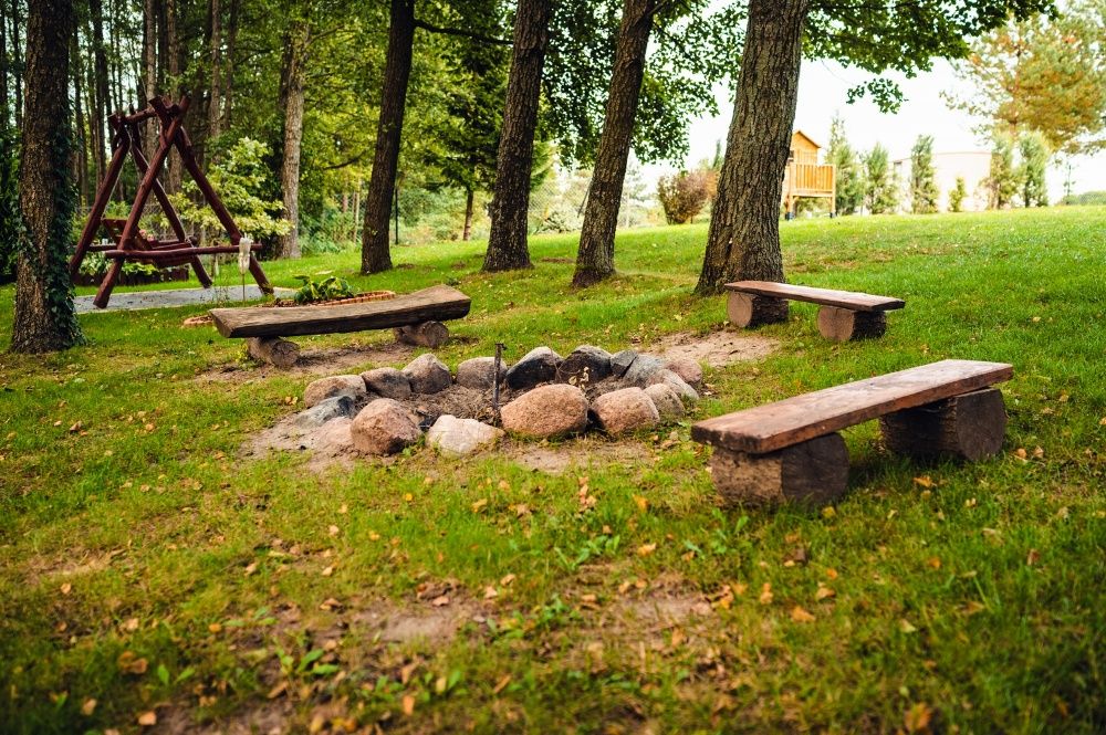 Mazury Domek niedaleko Giżycka nad jeziorem