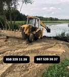 Прибирання ділянки | Підсипка Вирівнювання території | Аренда JCB 3CX