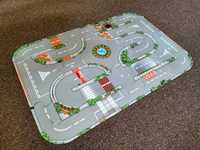 Droga tekturowa na resoraki  - Puzzle do składania, parking, samochody