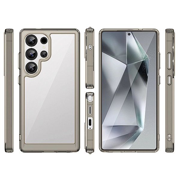 Etui silikonowe Outer Space Case z żelową ramką do Samsung Galaxy S25