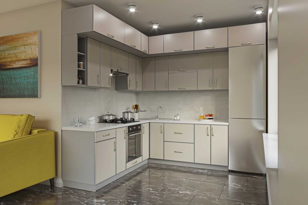 Кухня від фабрики. ДСП,МДФ фасади.