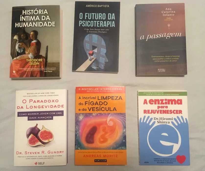 Romances, auto-ajuda... (novos, nunca lidos)