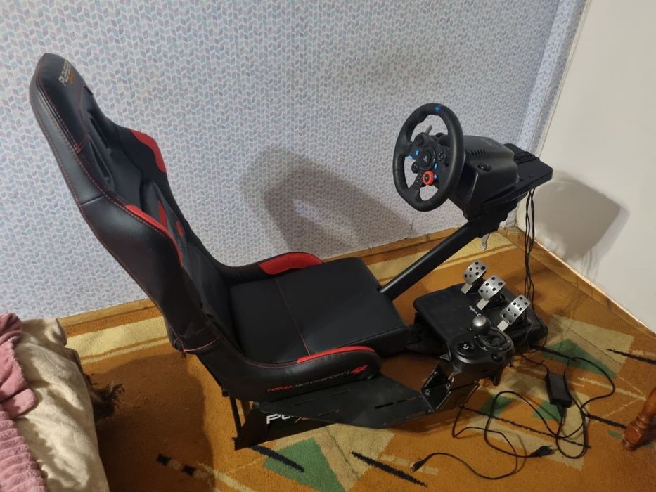 Ігрове кермо Logitek G920 з кпп та кріслом