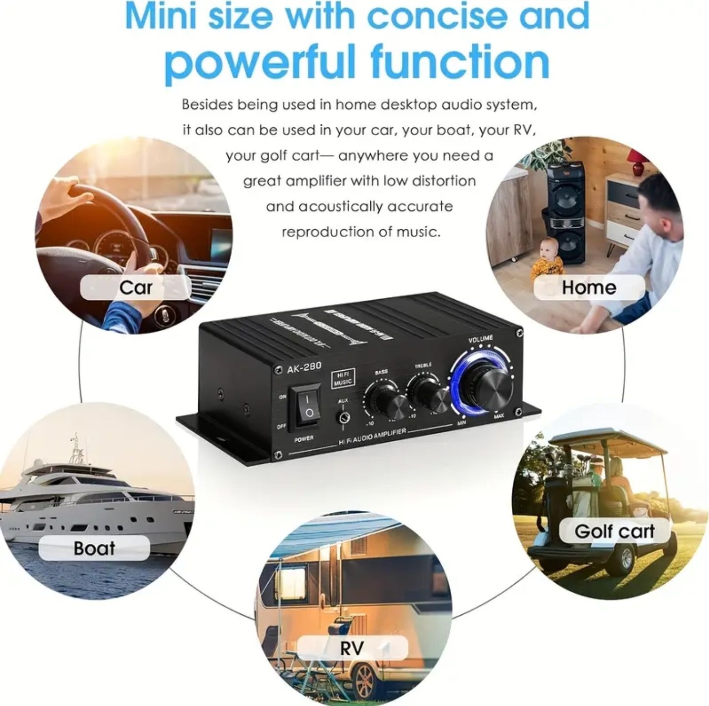Wzmacniacz stereo 2x20W
