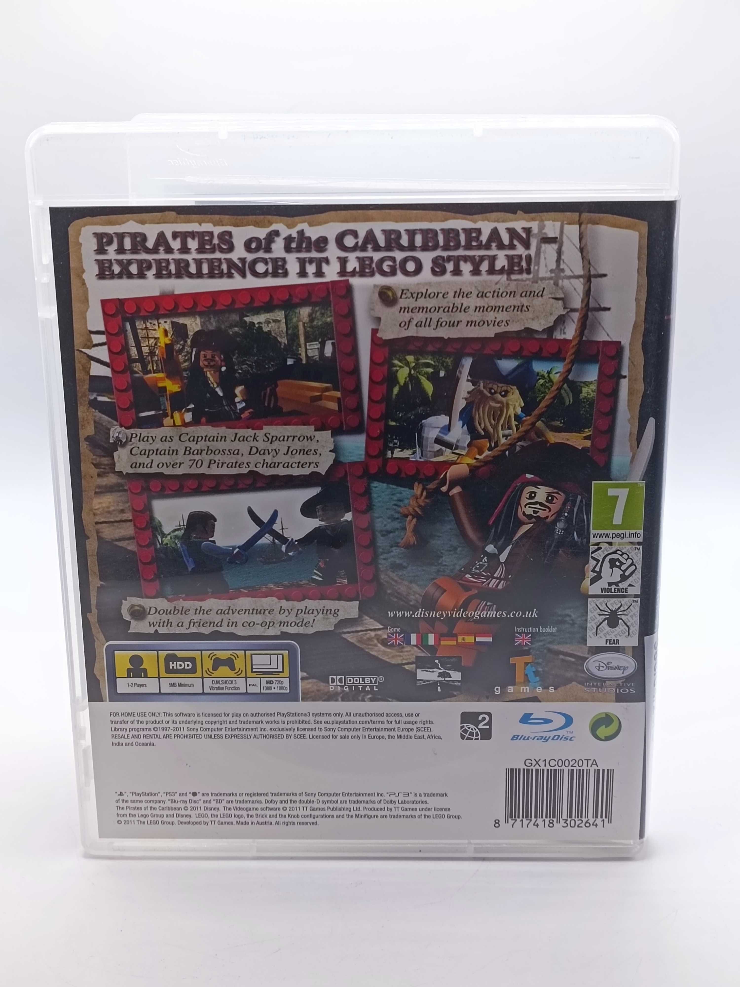 GRA Lego Pirates Of THE Caribbean The Video Game NA PS3 386/04/25s
