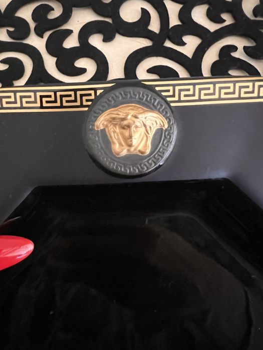 Popielnica Rosenthal Versace Gorgona black 24cm