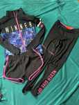 Legginsy bluza spodenki sportowe active Smyk Reserved 158
