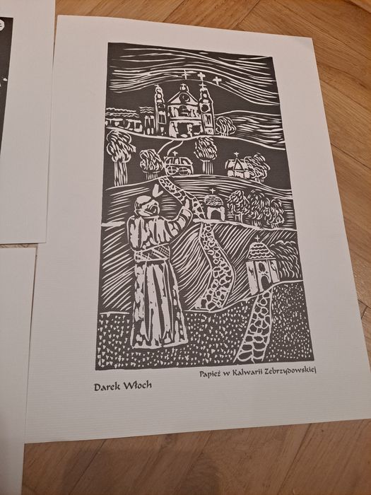 Drzeworyt prce na papierze