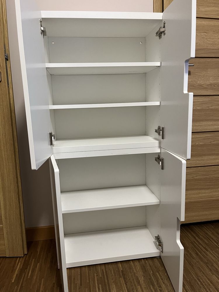 Podwojna szafka Ikea Stuva biała 30x60x128