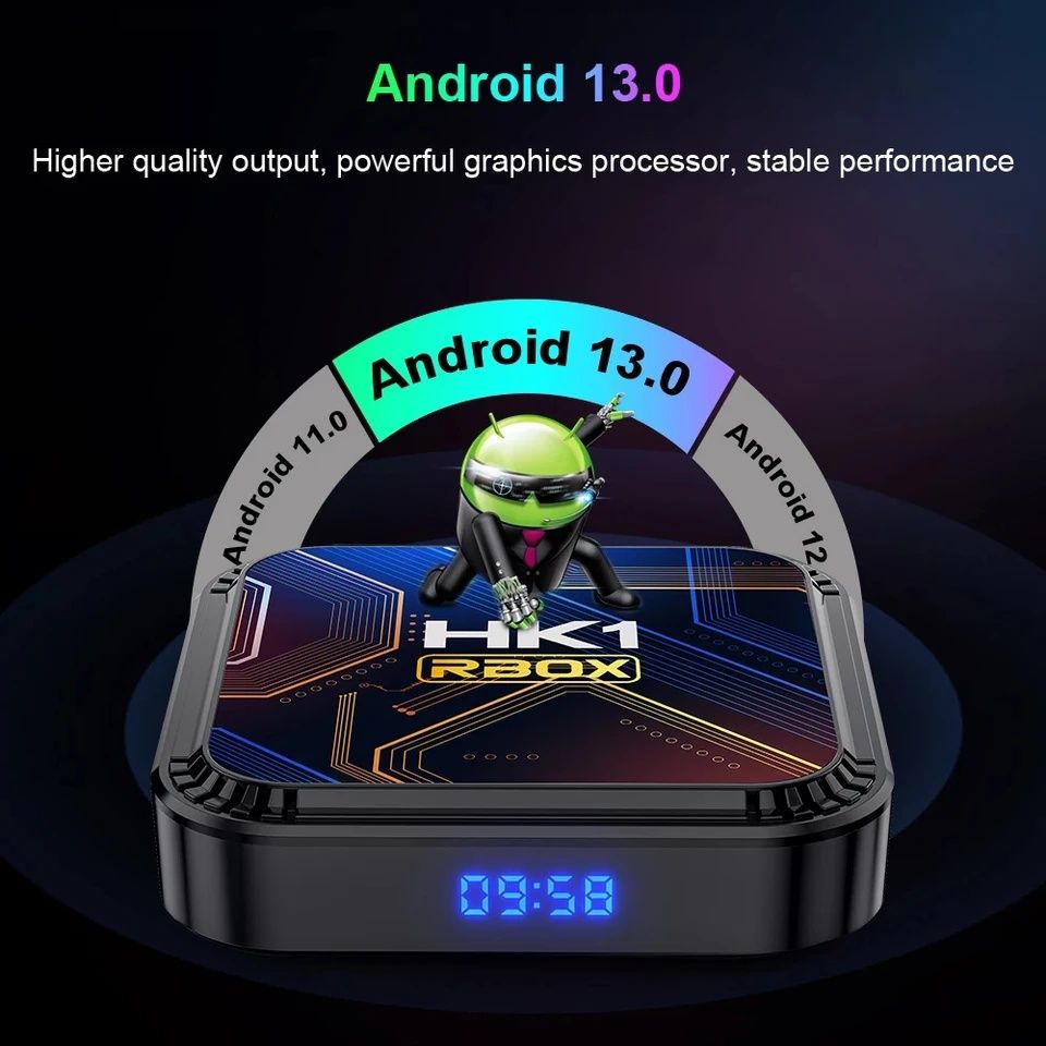 TV Box Android 13 Rk3528 4GB Wi-fi HDMI HDR10 8K Bluetooth