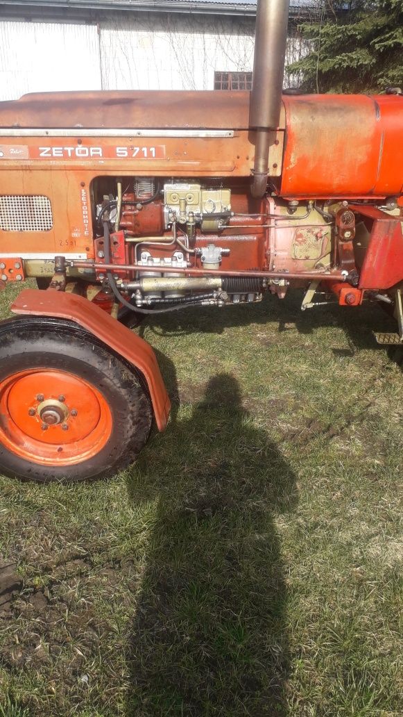 Zetor 5711 4cyl.diesel wspomaganie,zarejestrowany 540/1000wom uszanowy