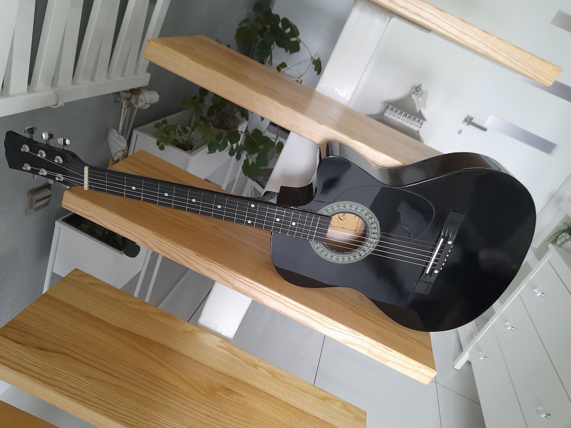 Gitara akustyczna castelo g3 rozmiar 4/4 czarna połysk