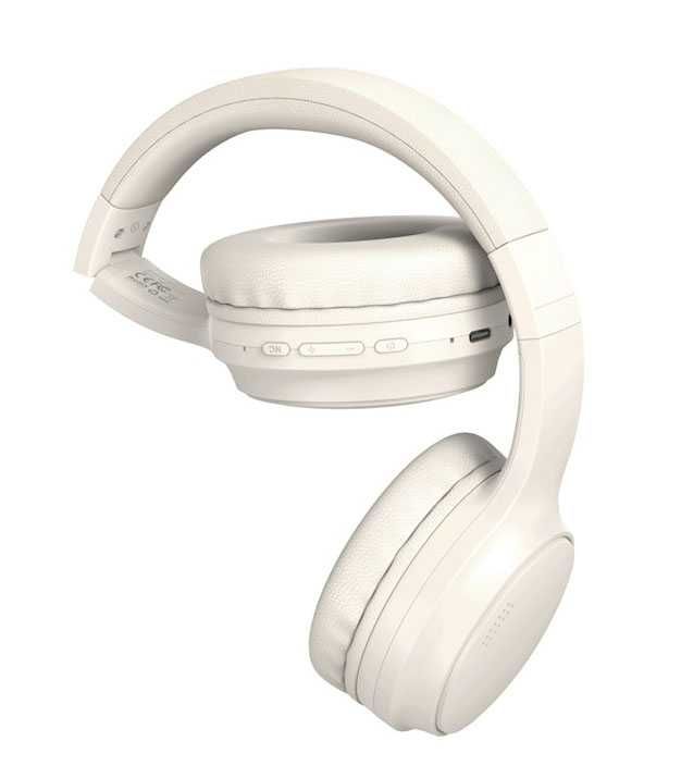 Słuchawki Bluetooth XO BE41 ANC białe 100 godzin słuchania muzyki