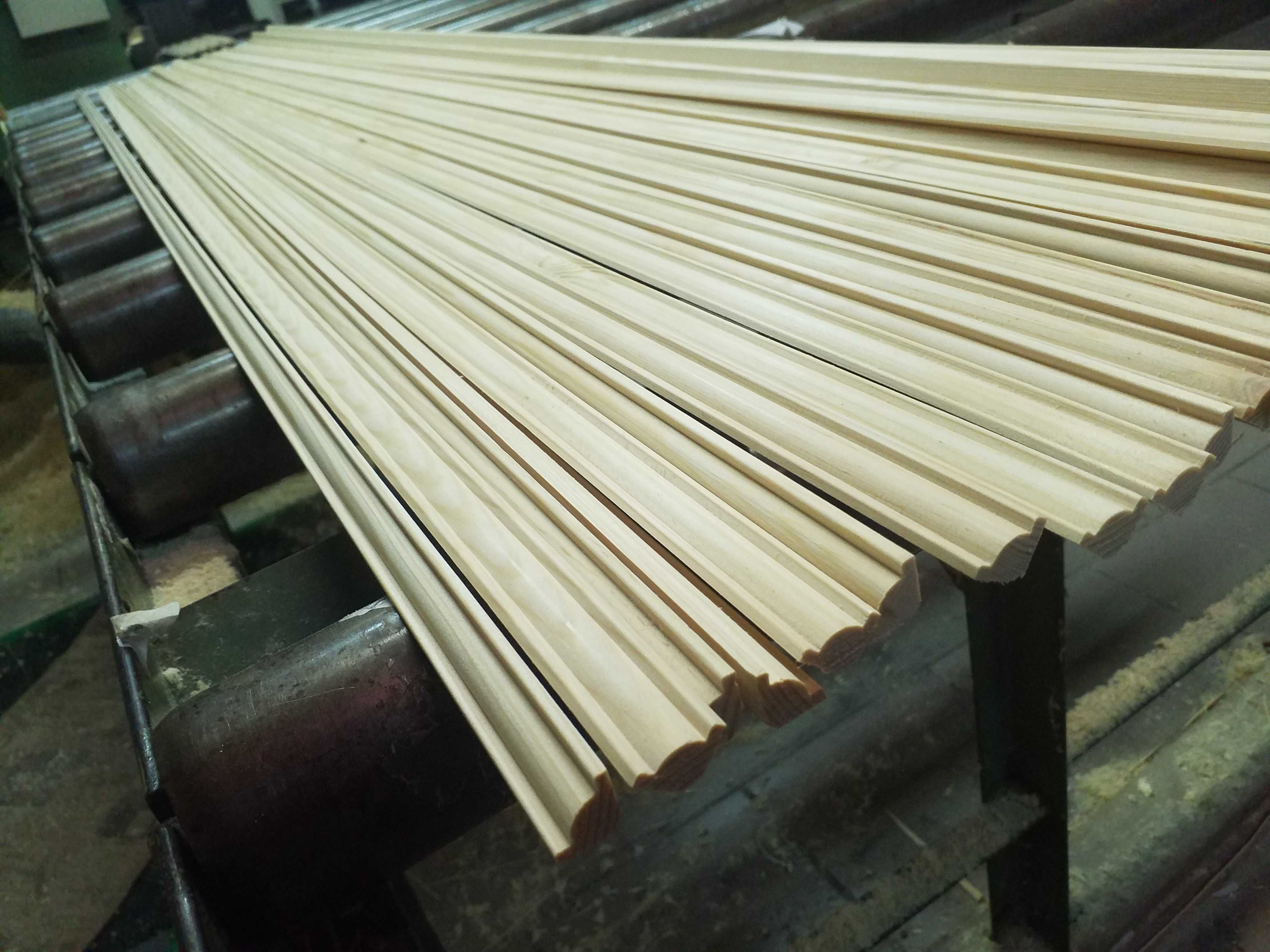 Ćwierćwałek 15x15 mm wypukły ozdobny drewniany listwa ozdobna