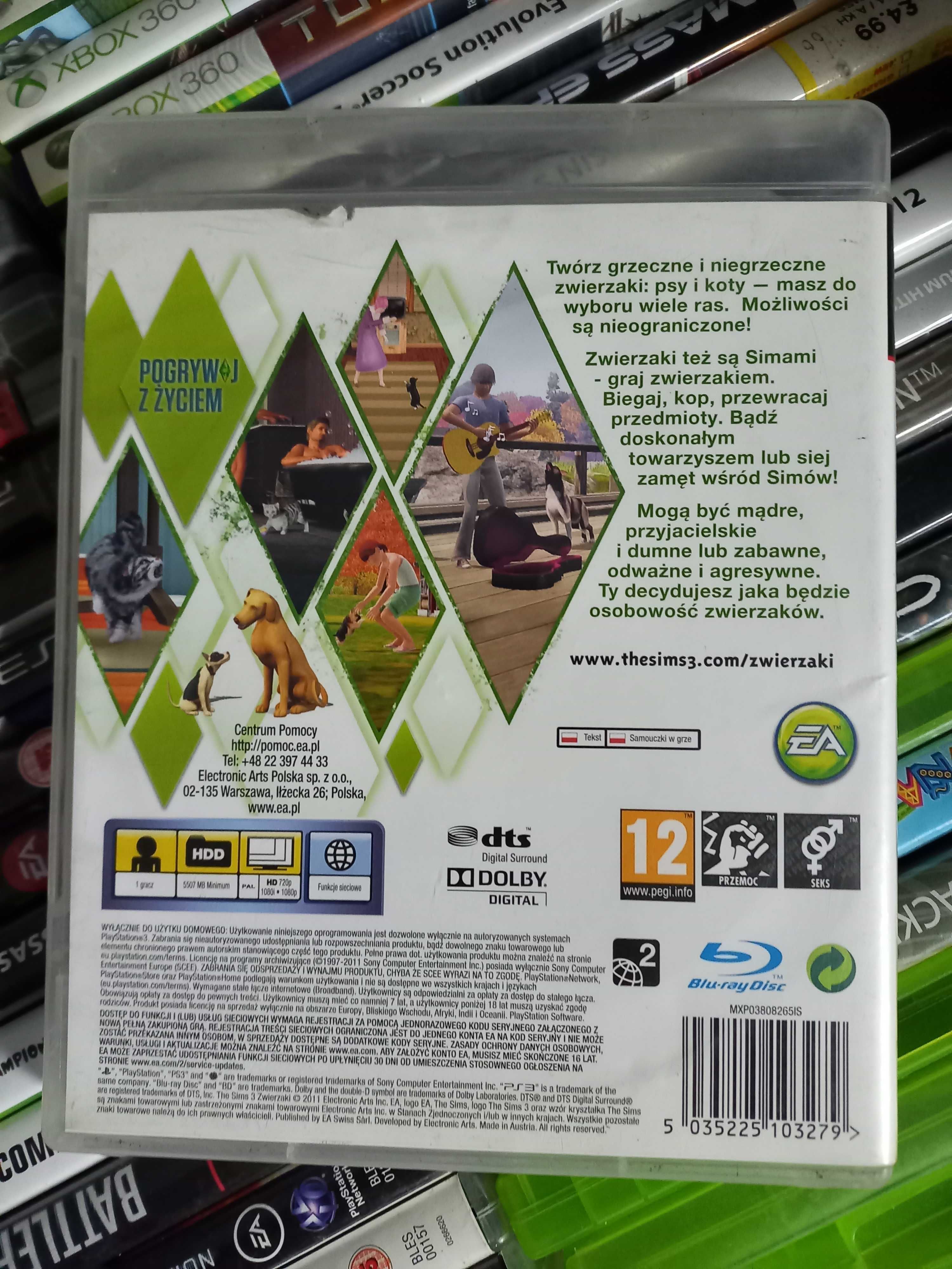 The Sims 3 Zwierzaki PL|PS3