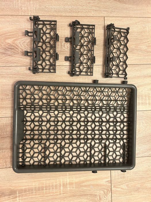 Taca na sztućce i składane półki do kosza zmywarki IKEA Finputsad 45