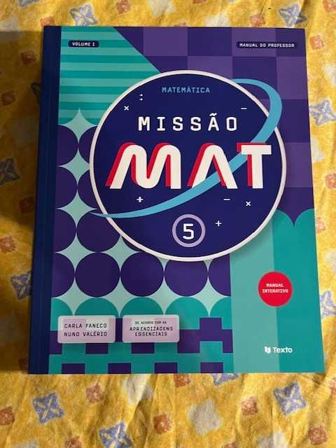 Conjunto Pedagógico - Matemática - 5º Ano  - "Missão Mat 5"