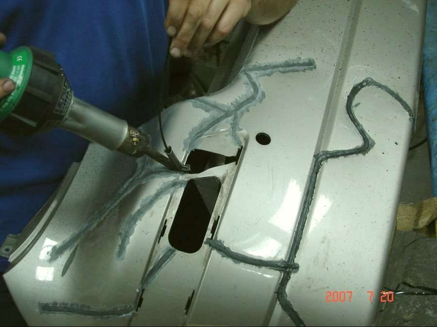 Usuwanie wgnieceń Spawanie plastików