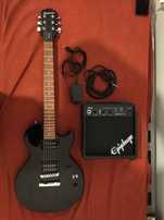Vendo Guitarra lês paul ephiphone special 2 + caixa ephiphone  novo
