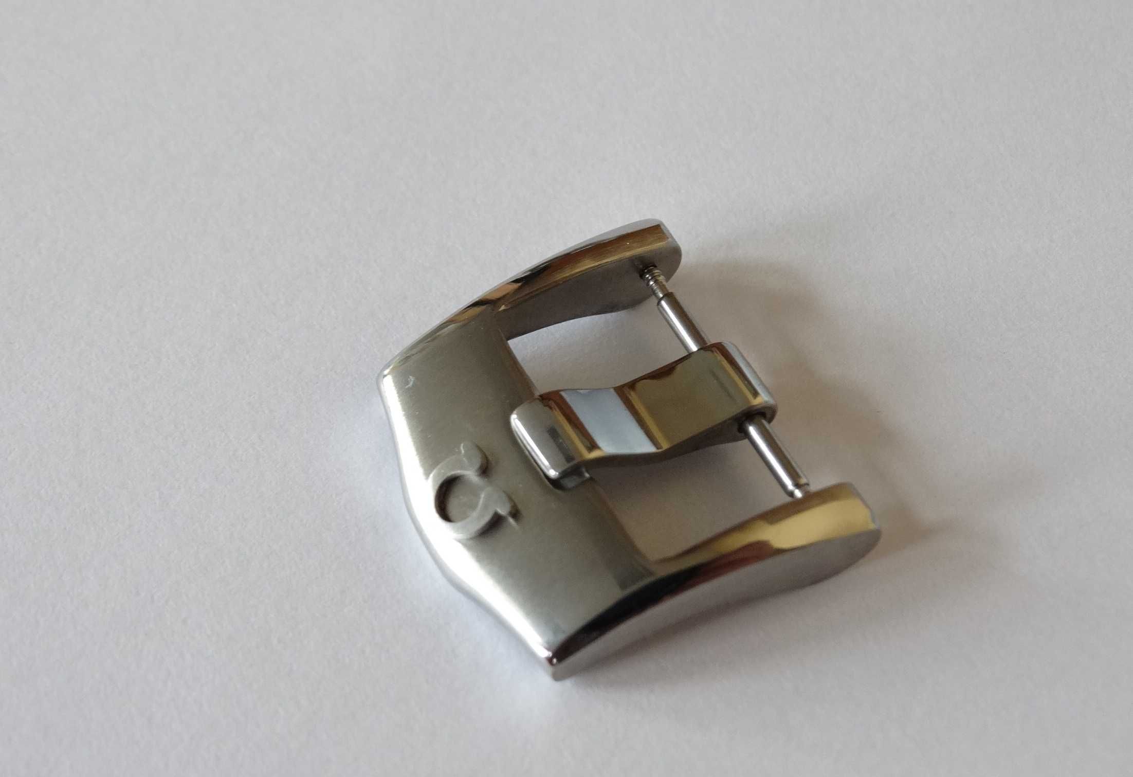 Sprzączka klamra 18mm do zegarka Omega Seamaster matowa stal zapięcie