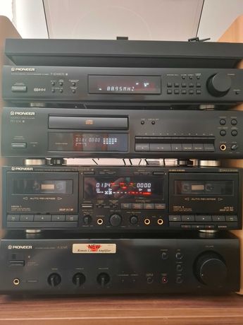 Wieża PIONEER HIFI Stereo Kolumny Tonsil