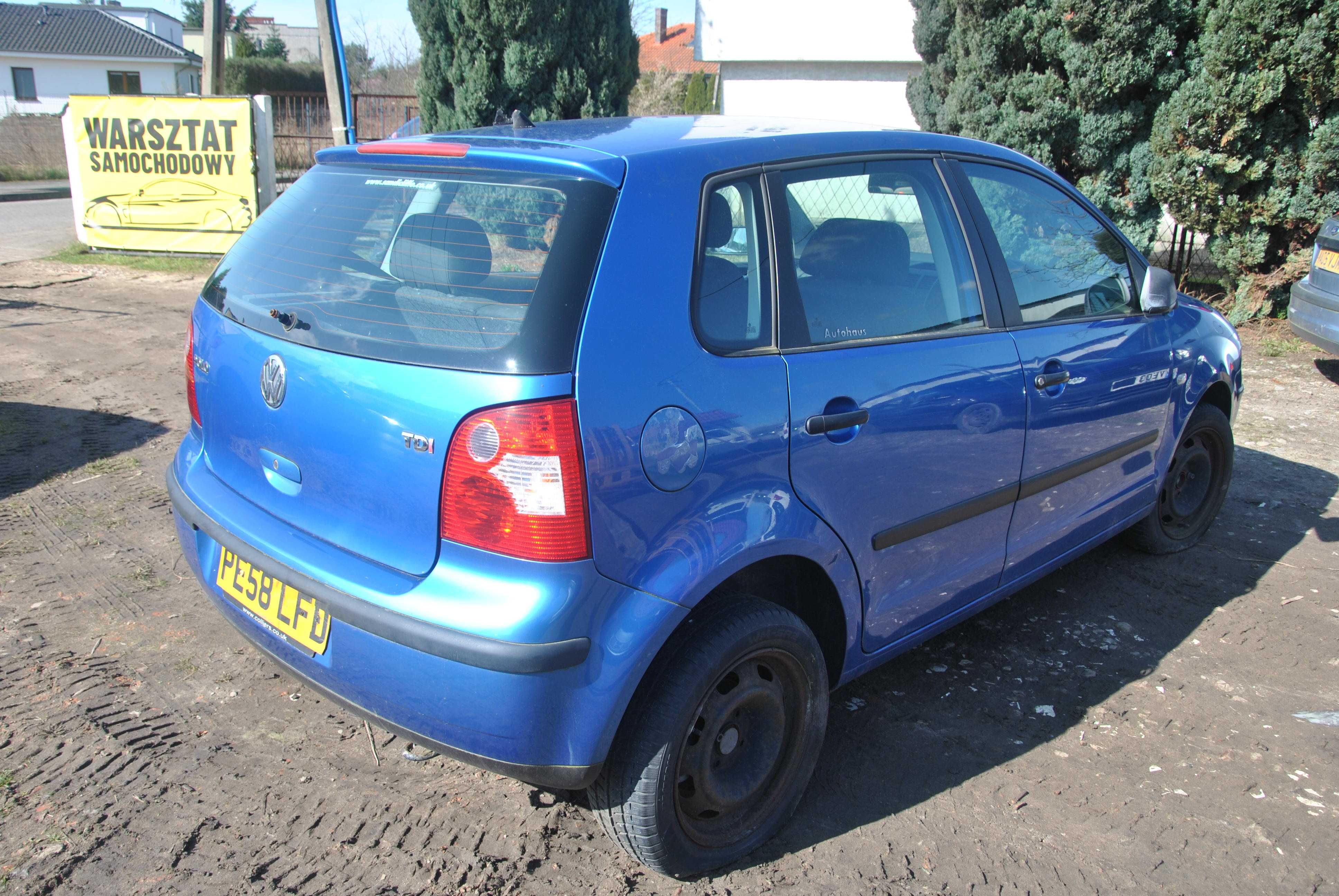 Volkswagen Polo 2004r, 1.4TDI, NA CZĘŚCI 124000MIL