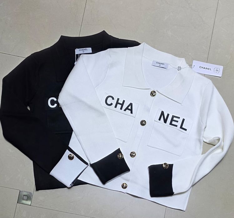 Sweter damski żakiet kardigan Chanel