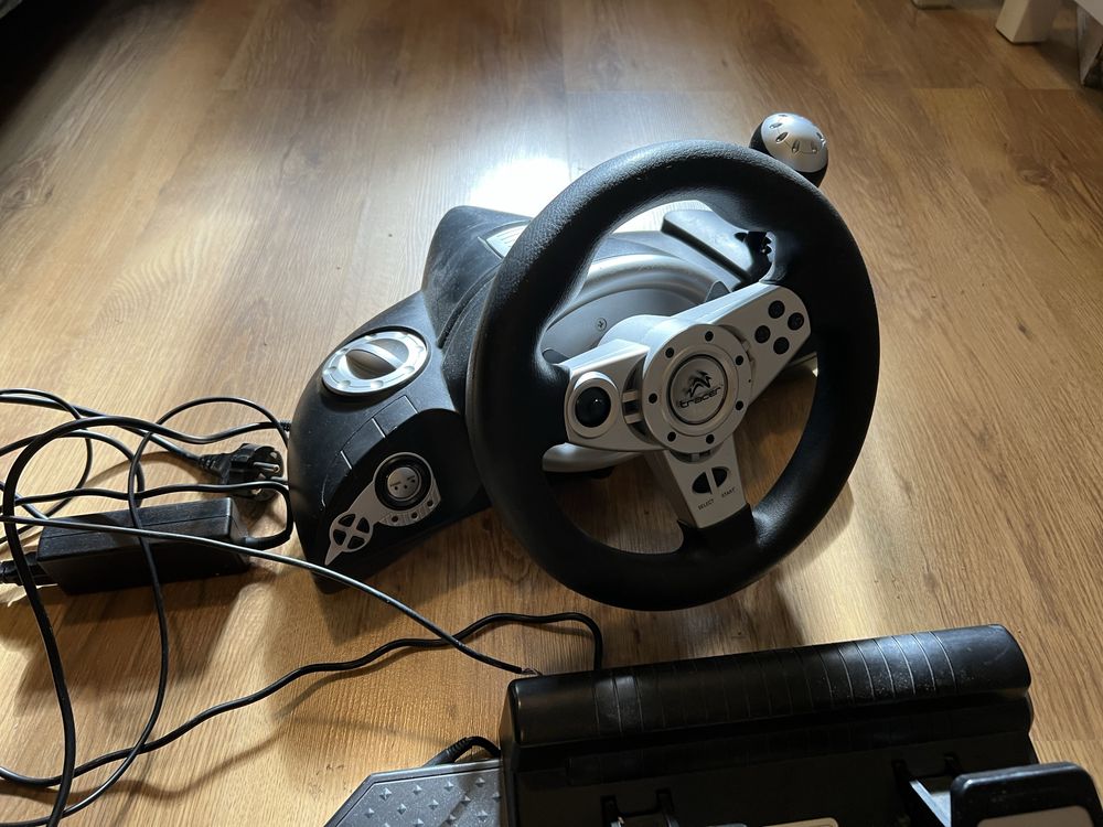 Kierownica TRACER Zonda PS2 / PS3 / USB – sprawna, retro